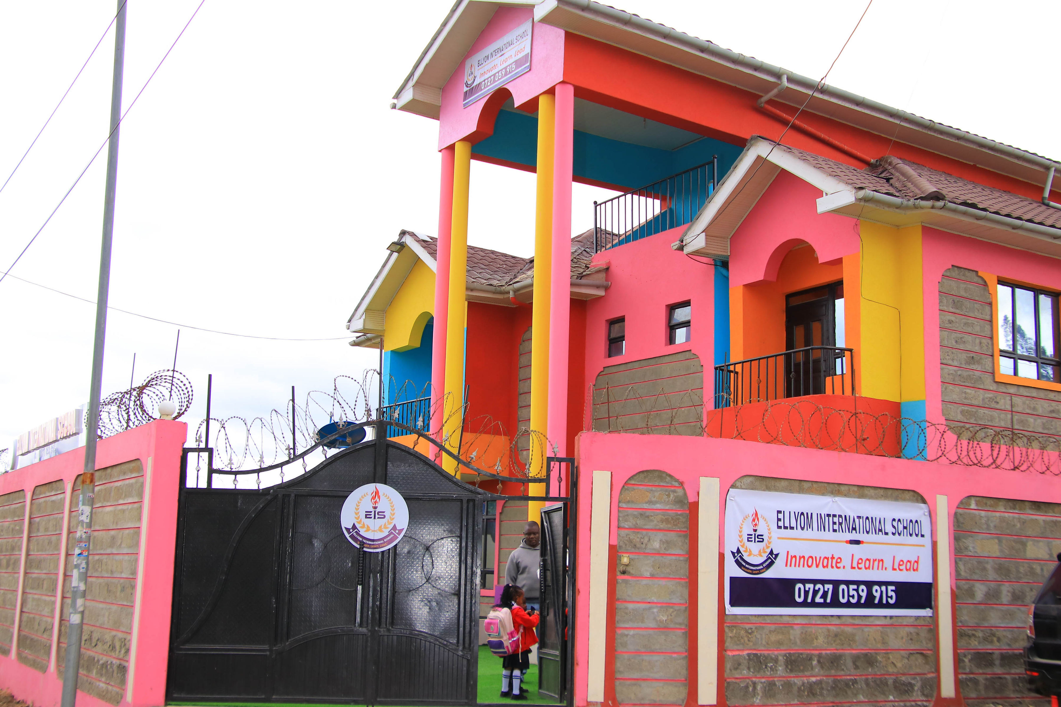 Young learners taking part in school life
