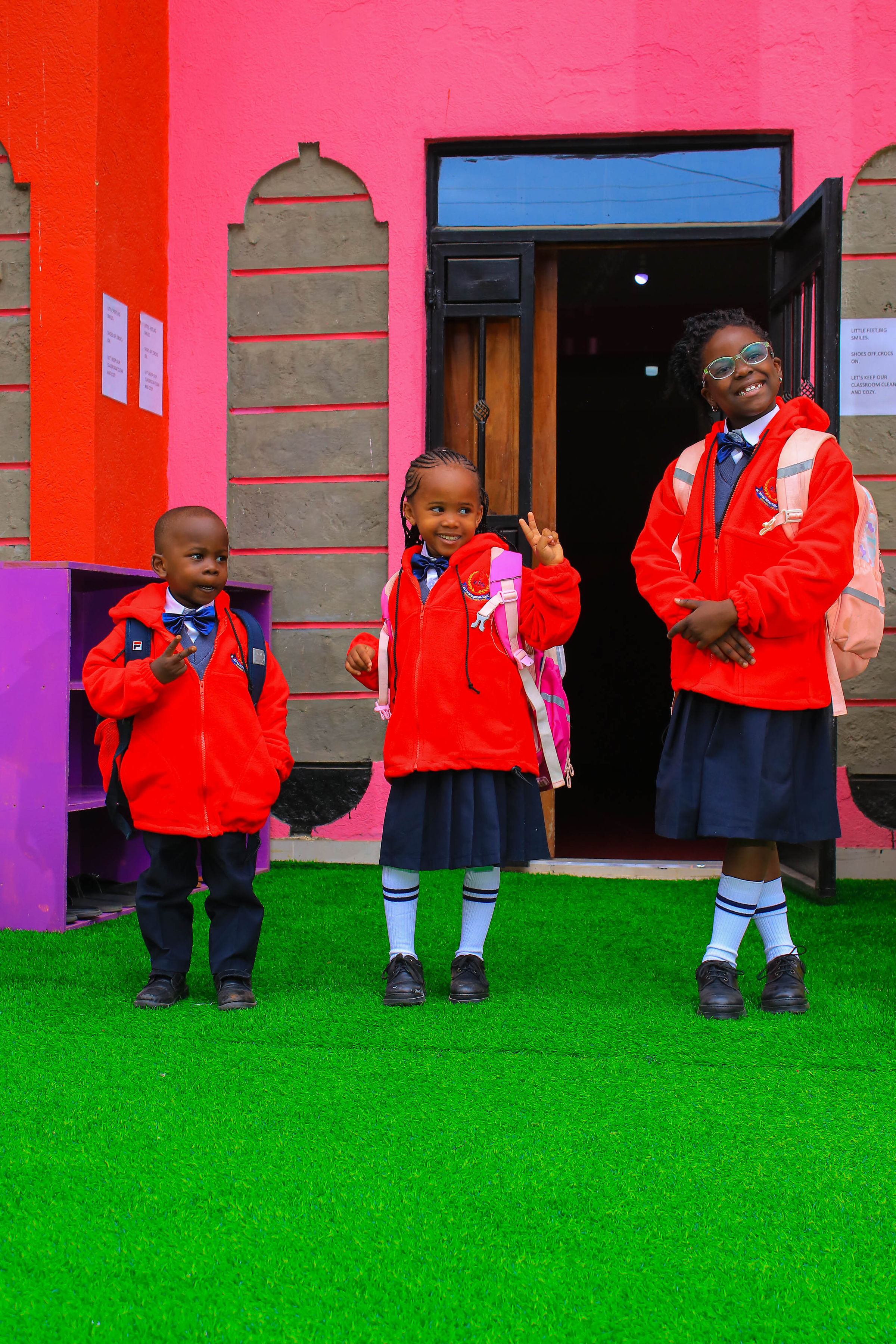 Ellyom International School children enjoying a school activity