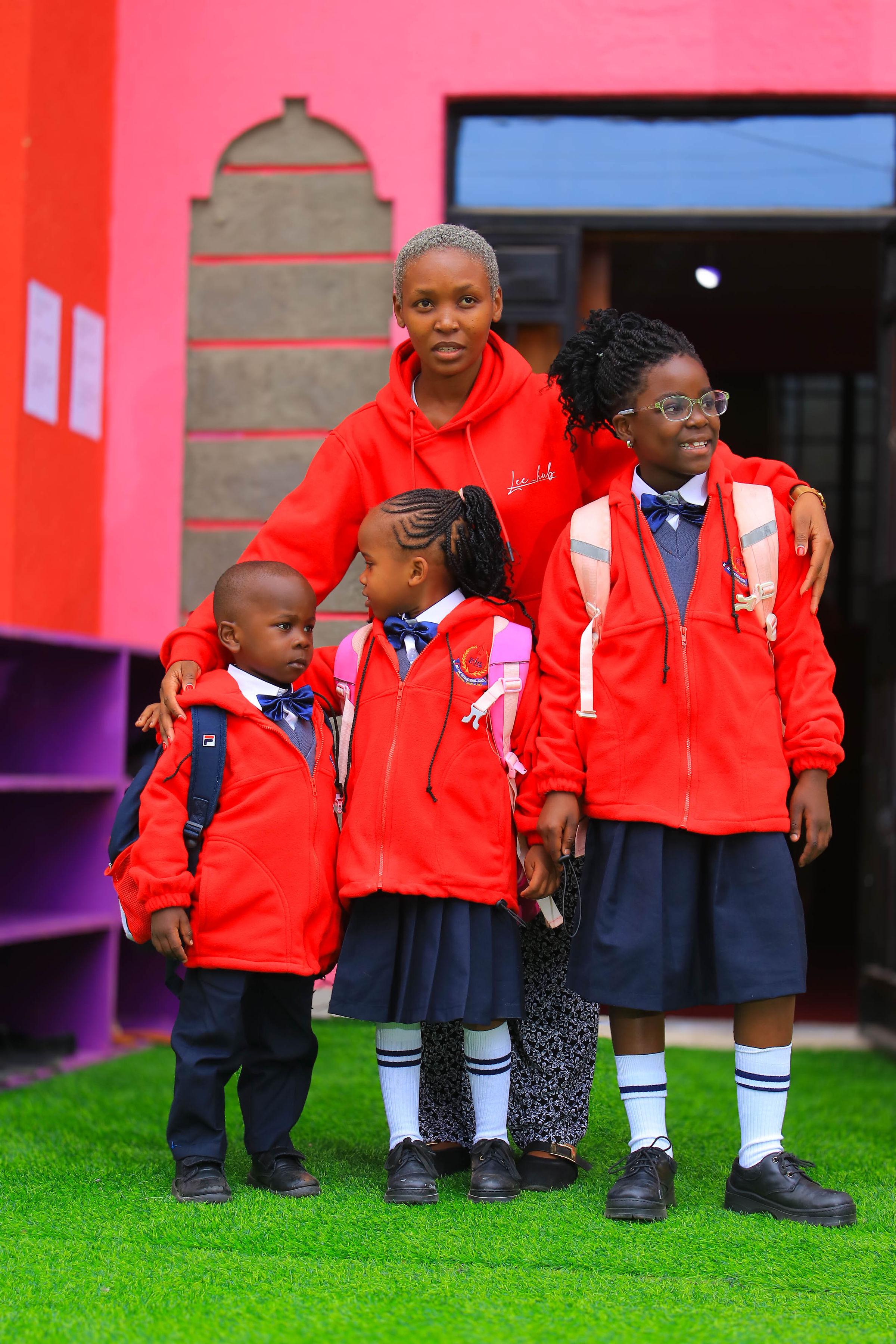 Children enjoying school life at Ellyom International School